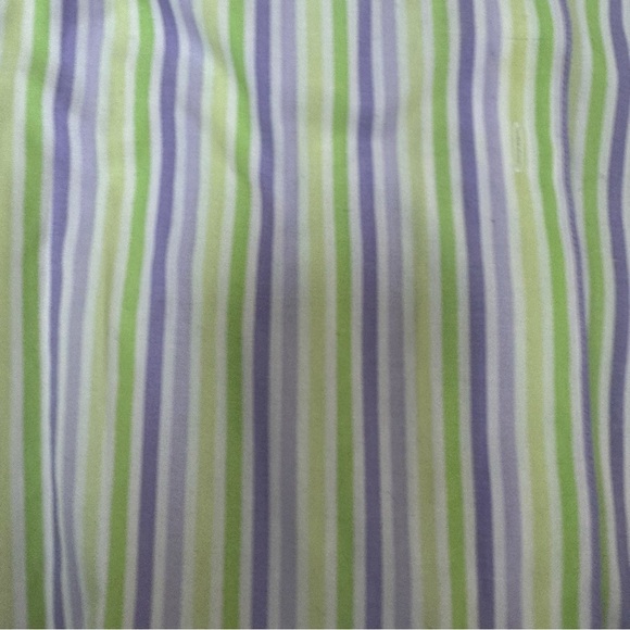 Foxcroft Green and Blue Casual Button Down Shirt with Long Sleeves - Picture 4 of 5